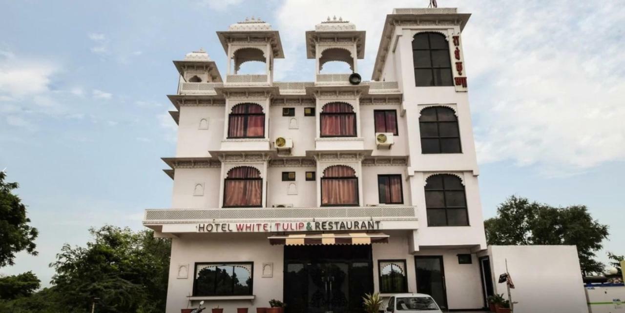 Hotel White Tulip-5 Mins From Airport With Swimming Pool Udaipur Exterior foto